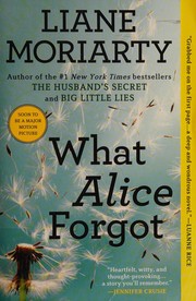 Tapa de What Alice Forgot