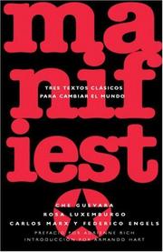 Tapa de Manifiesto: Tres textos clásicos para cambiar el mundo
