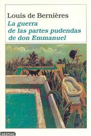 Tapa de La Guerra de las Partes Pudendas de don Emmanuel