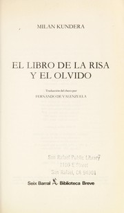 Tapa de El libro de la risa y el olvido