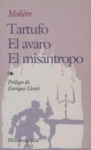 Tapa de Tartufo/el Avaro/el Misantropo