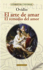 Tapa de Arte De Amar, El; El Remedio Del Amor