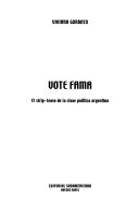 Tapa de Vote Fama