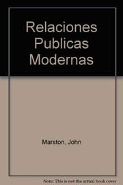 Tapa de Relaciones Publicas Modernas