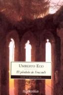 Tapa de El péndulo de Foucault